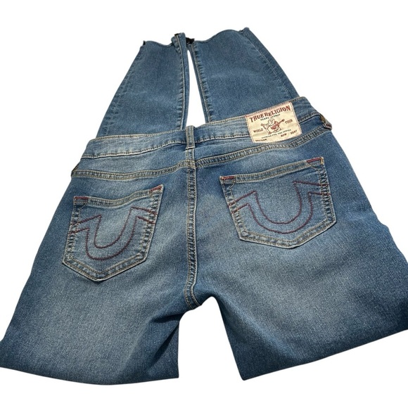 True Religion Jennie Curvy Mid Rise Super Skinny Jeans Sz 26 - Picture 5 of 14